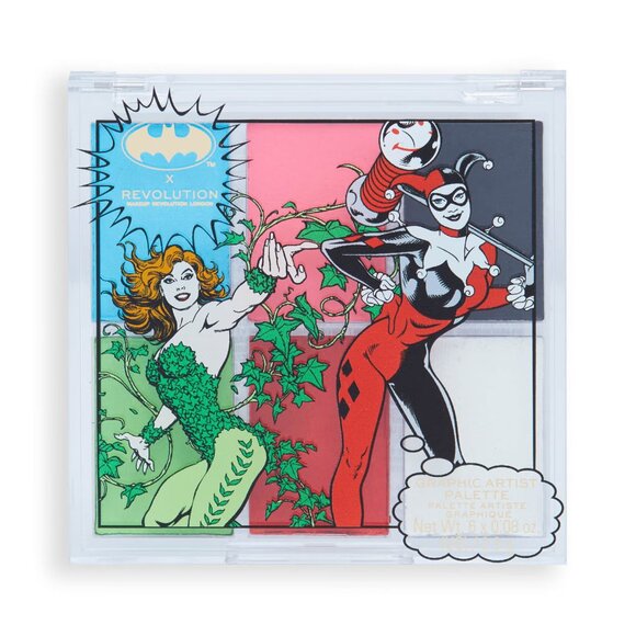 Revolution X DC Batman Poison Ivy Harley Quinn Mascara Liner Graphic Palette - Picture 6 of 8